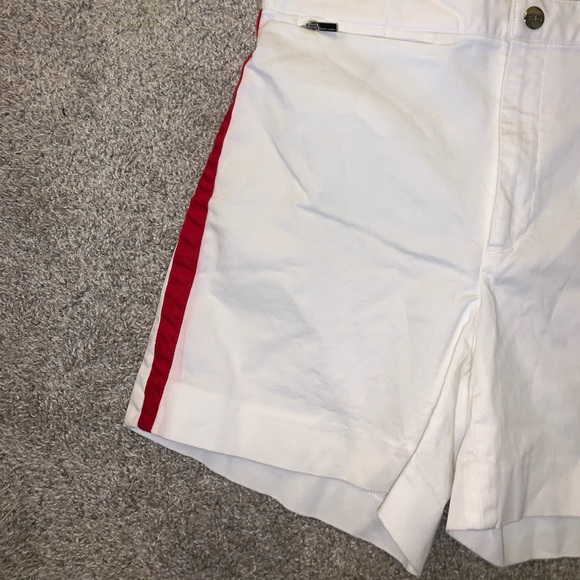Ralph Lauren Golf White & Red shorts size 6 - Picture 5 of 10